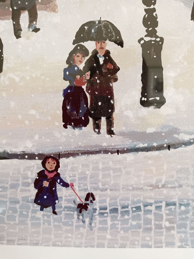 ミッシェルドラクロワ　オペラ座の雪の夕暮れ