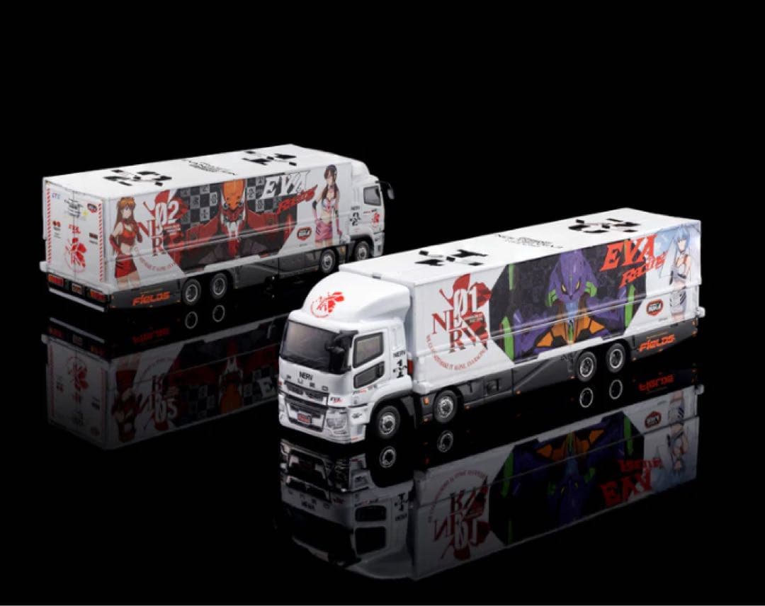 【新品】1/64 Mitsubishi Fuso EVA トラック ミニカー