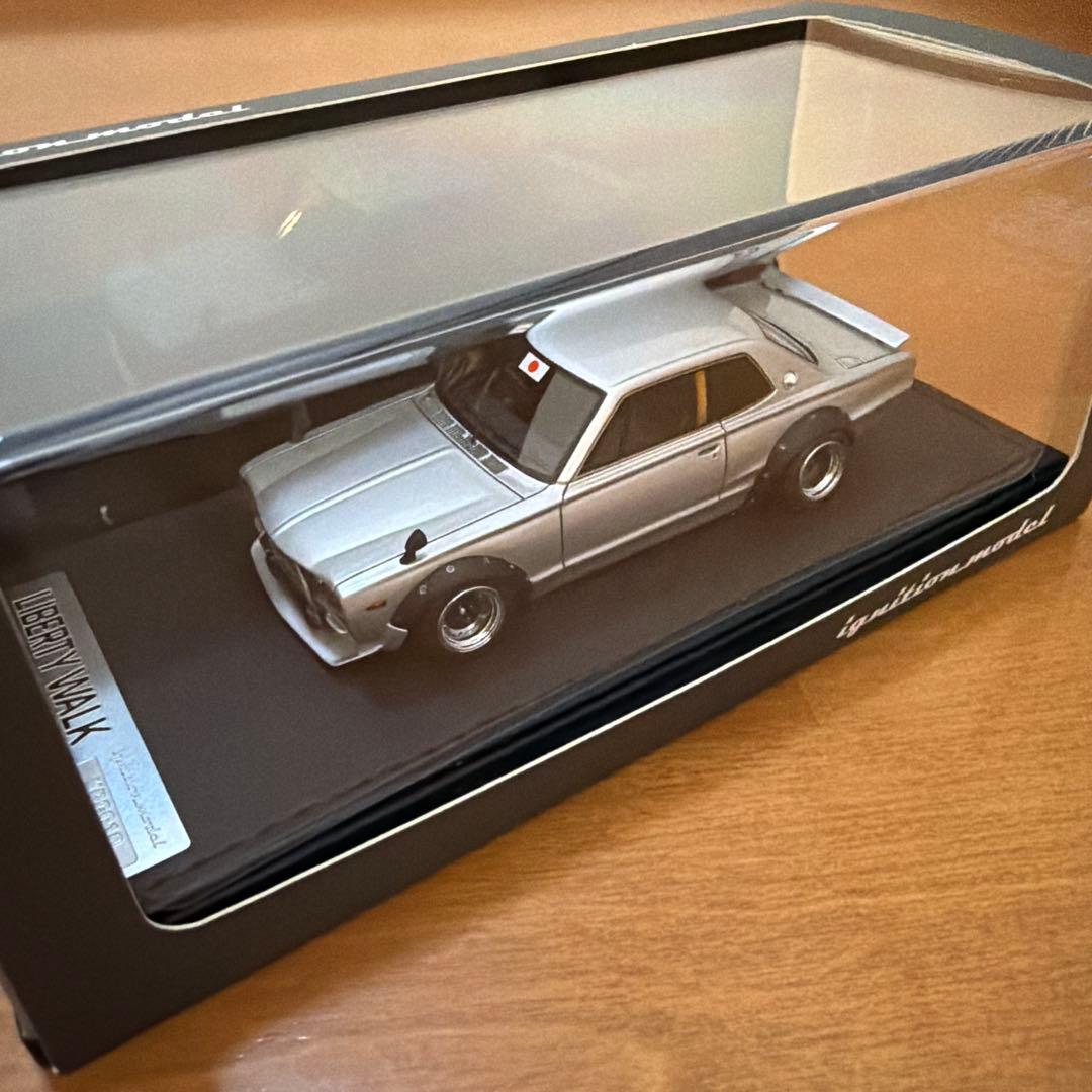 LB-WORKS ハコスカ 2Door シルバー 1/43