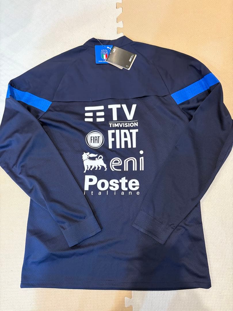 イタリア代表　ハーフジップトレーニングジャケット　支給品　タグ付