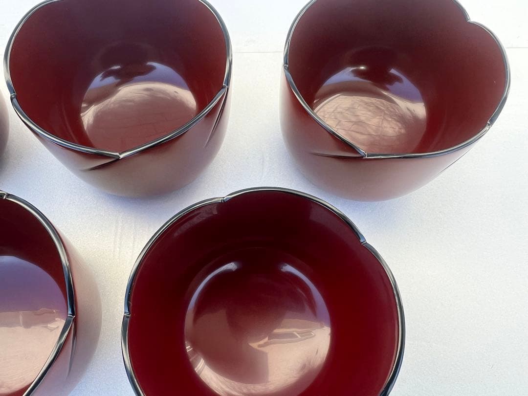 ⭐️【未使用】　象彦　漆塗り漆器　5器セット