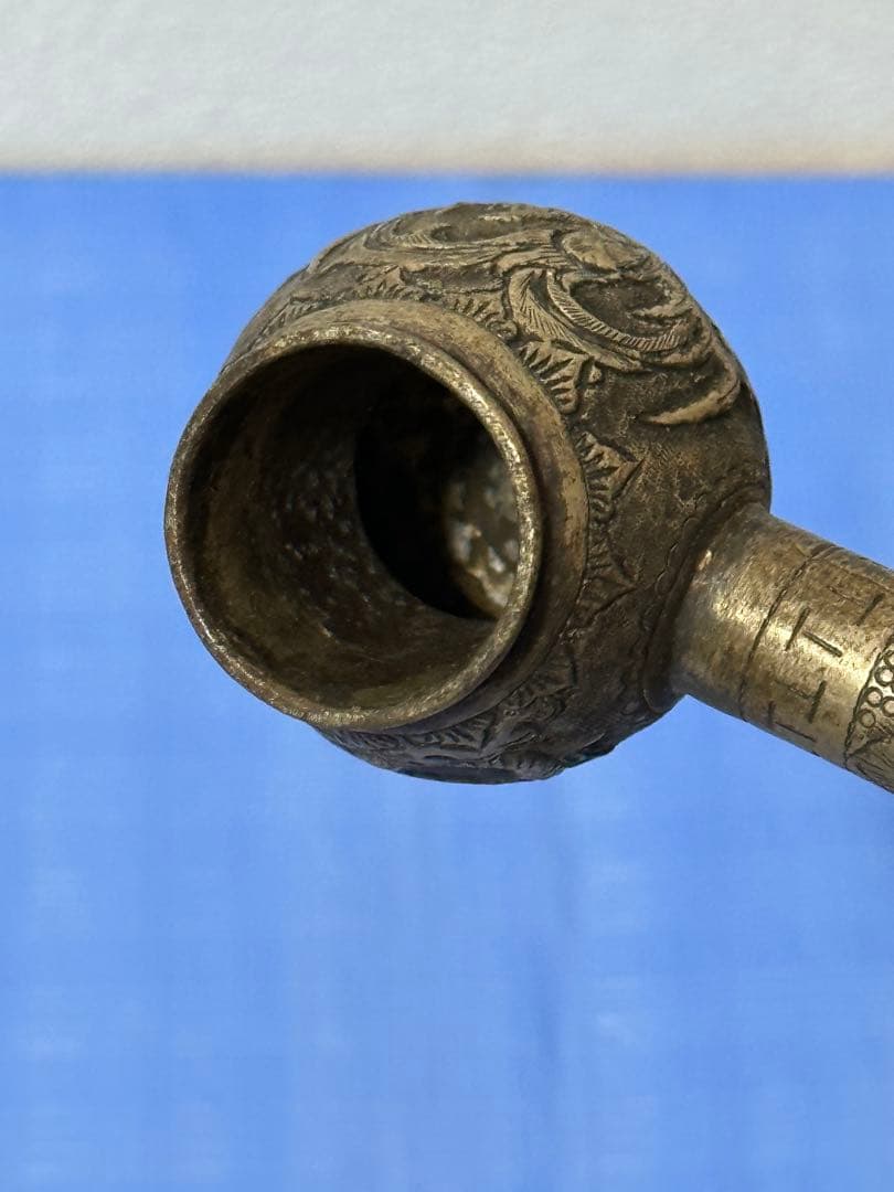 中国骨董品 清時代銀製キセル 92グラム