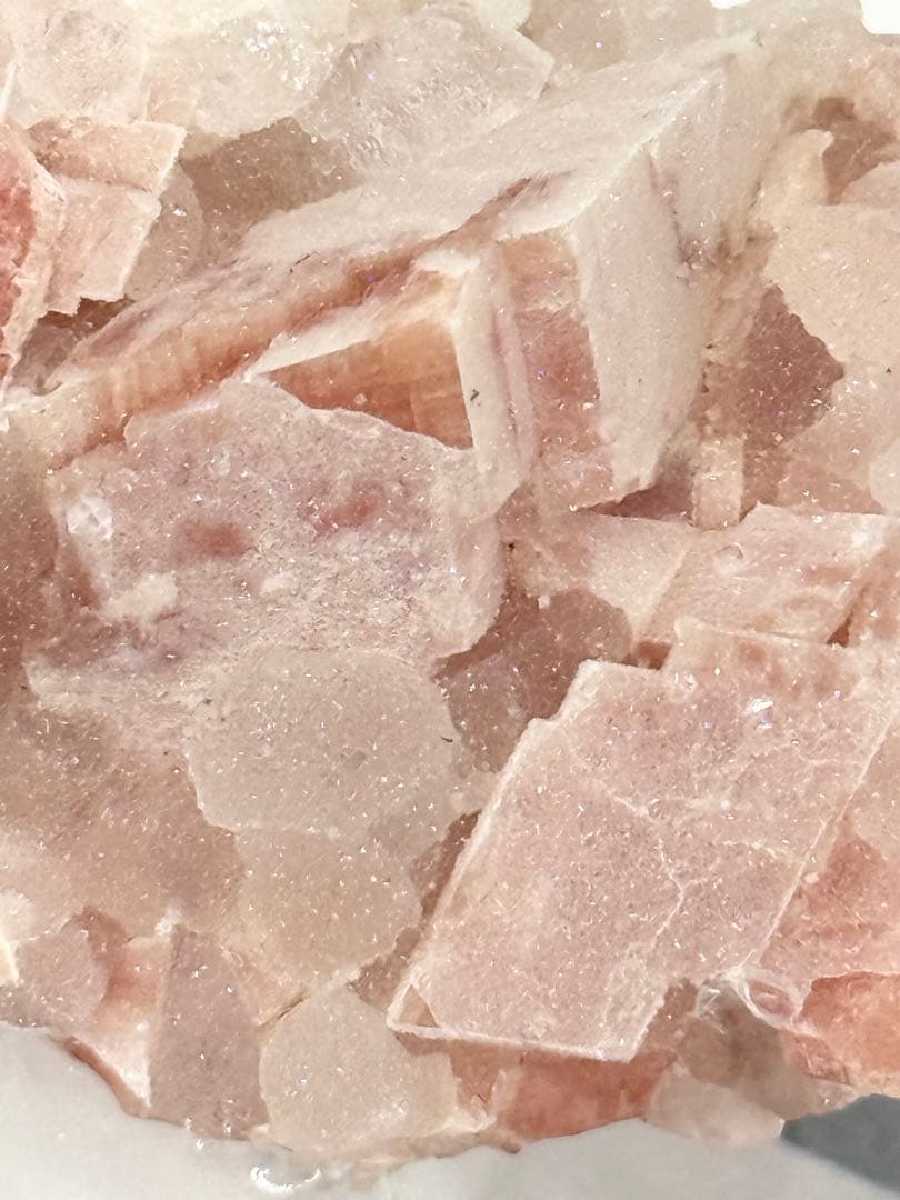 ロードクロサイト　江西省産　シュガーフローライト　蛍石　インカローズ　鉱物標本