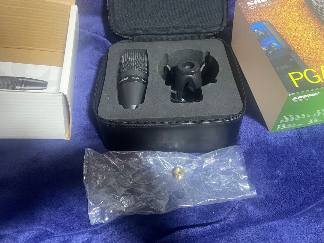 SHURE ラージダイアフラム DCバイアス型コンデンサーマイク PGA27
