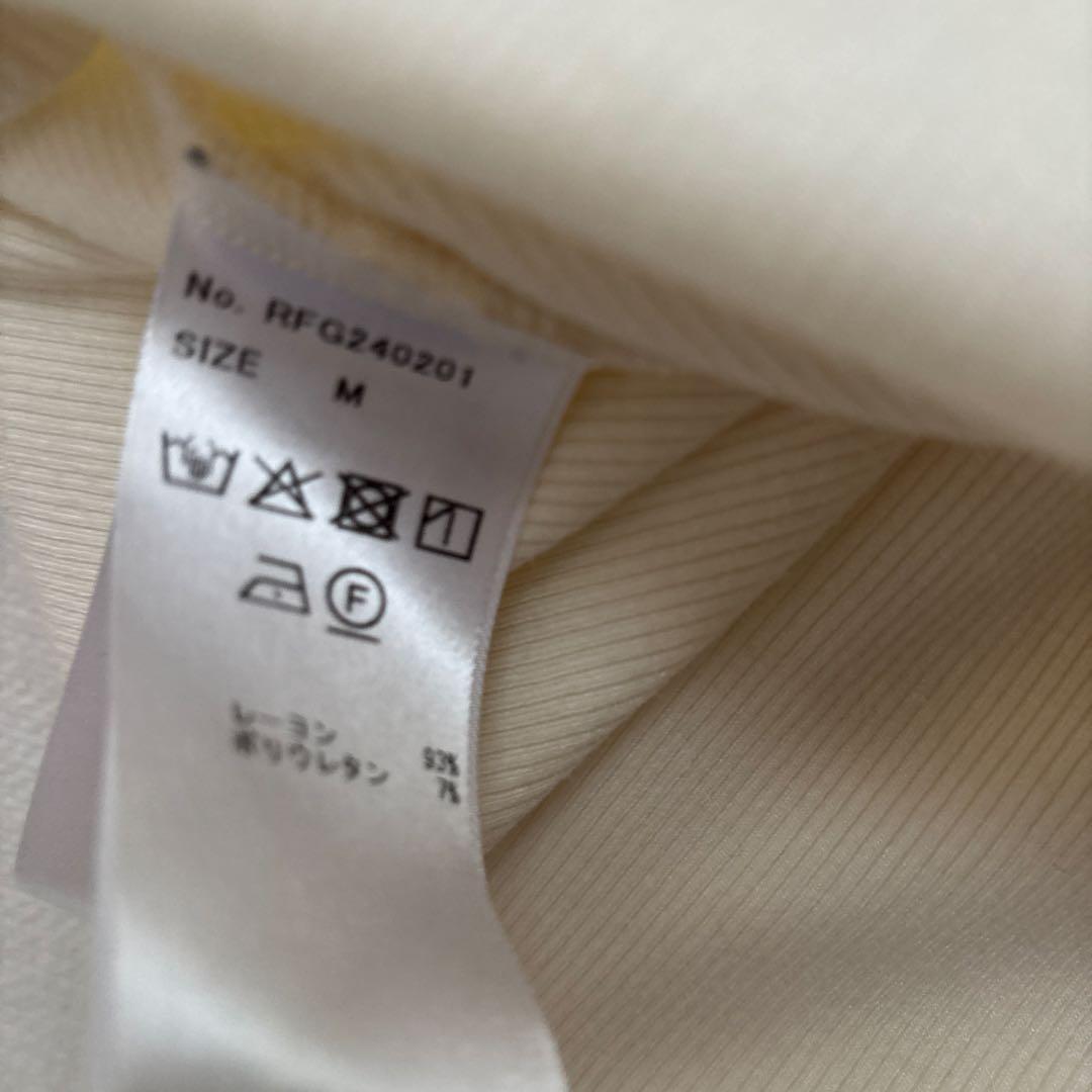 レディースウェア RUFFLOG WOMEN RW SKIN TOPS WHITE