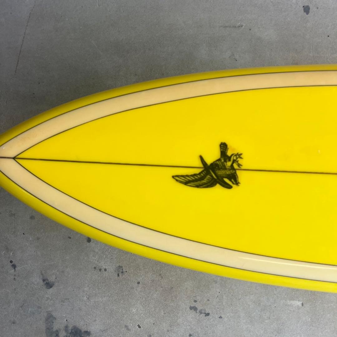 ヴィンテージサーフボード　7.0f ミッドレングス　シングルフィン