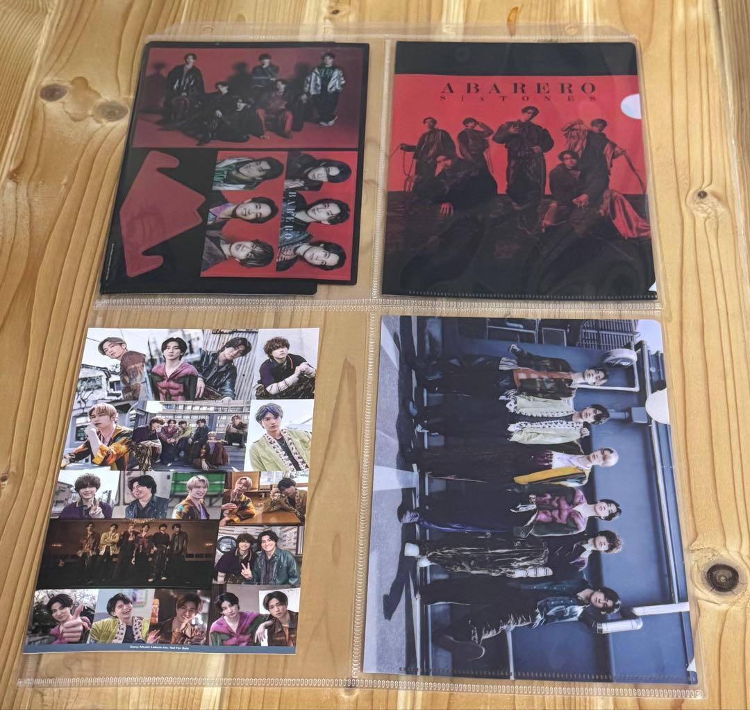 【￥60,000相当】SixTONESまとめ CD DVD 特典 クリアファイル