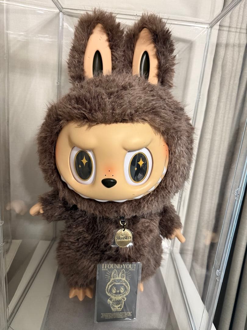 ジモモ　エンジェル　ぬいぐるみ2体＋箱＋専用土台＋ディスプレイ保護ケースセット‼︎