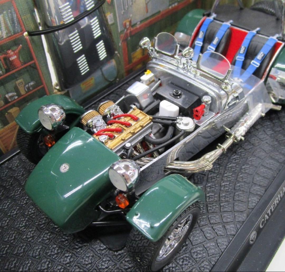ミニカー KYOSHO CATERHAM SUPER SEVEN 1/18