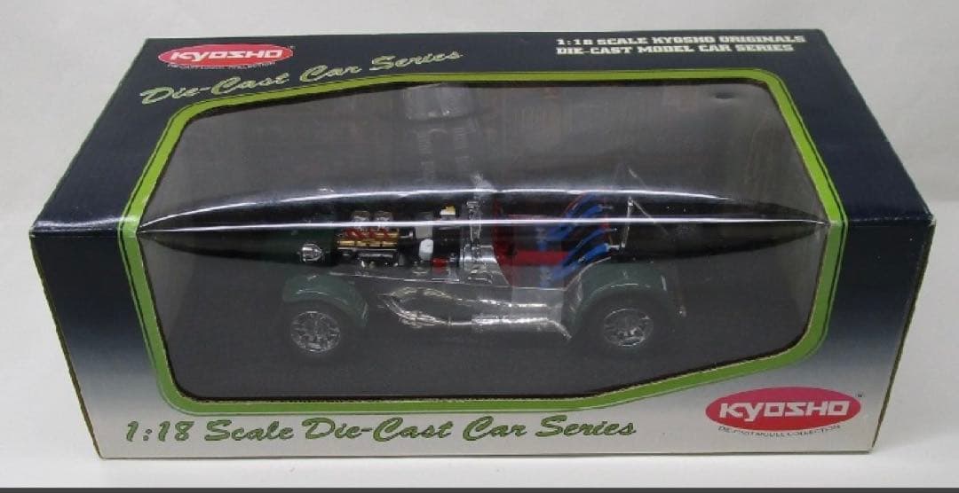 ミニカー KYOSHO CATERHAM SUPER SEVEN 1/18