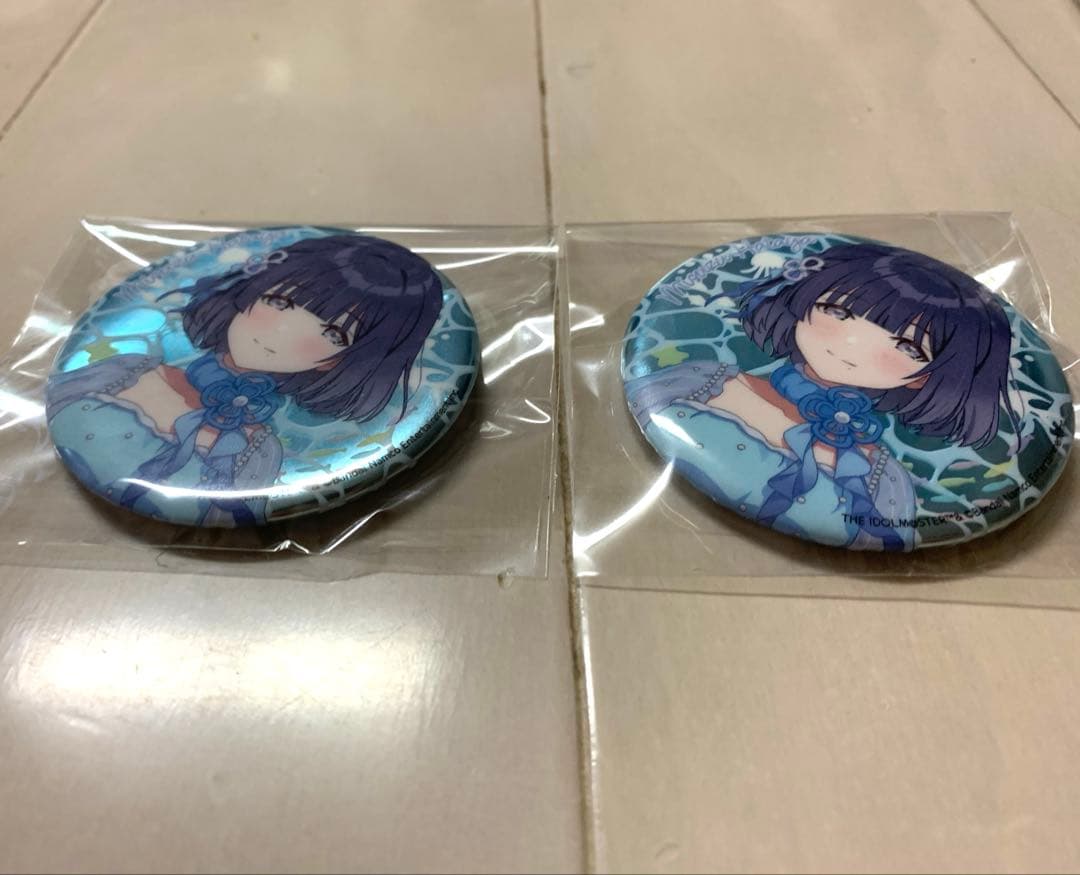 秦谷美鈴　学園アイドルマスター 学マス サンシャイン水族館 缶バッジ