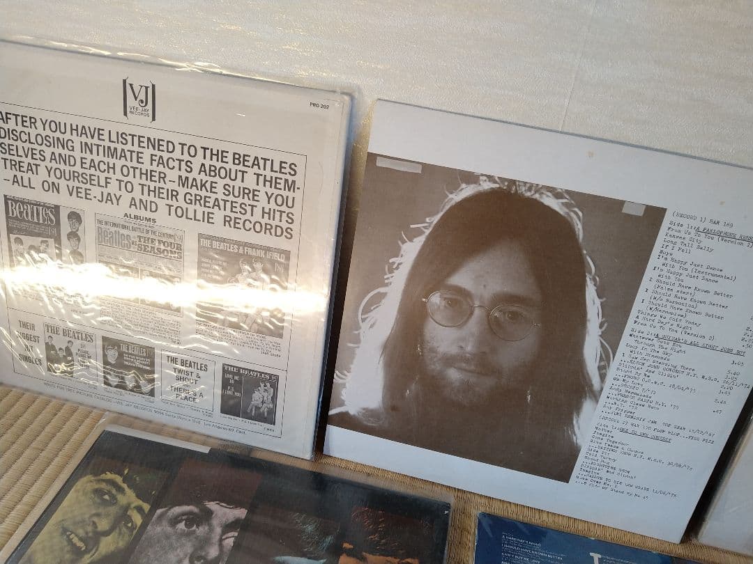 貴重！輸入盤　JOHN LENNON 1枚 BEATLES 4枚 等まとめて