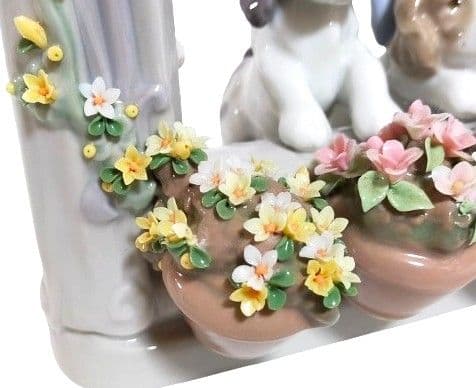 LLADRO リヤドロ 可愛いながめ 6502 犬 フィギュリン 西洋陶磁