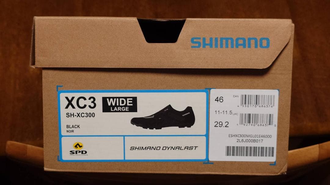 SHIMANO XC3 SH-XC300 ブラック 46 ワイド