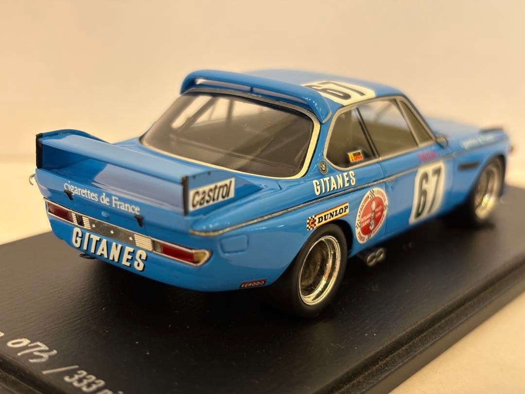  3.0CSL 1974 Gitanes ミニカー Spark 1/43