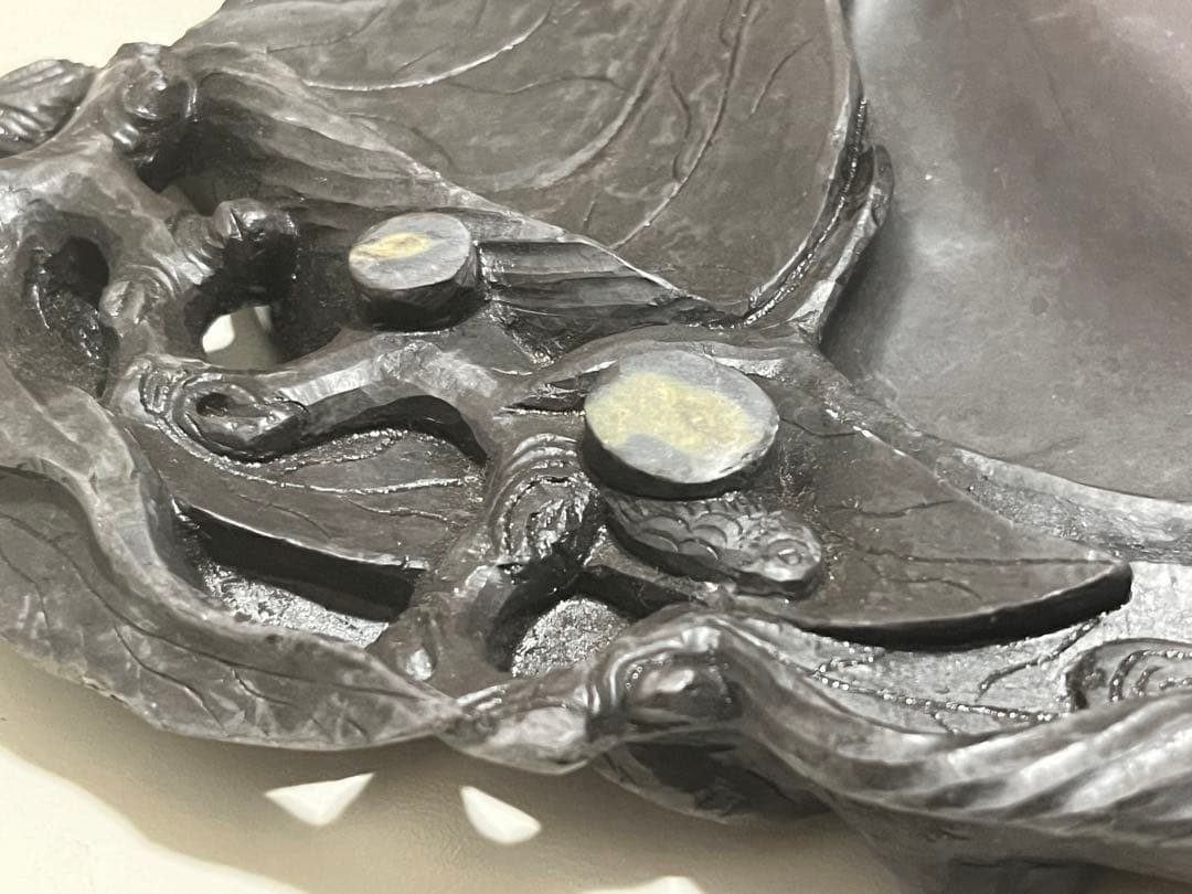 端渓硯　石眼　特大31-66