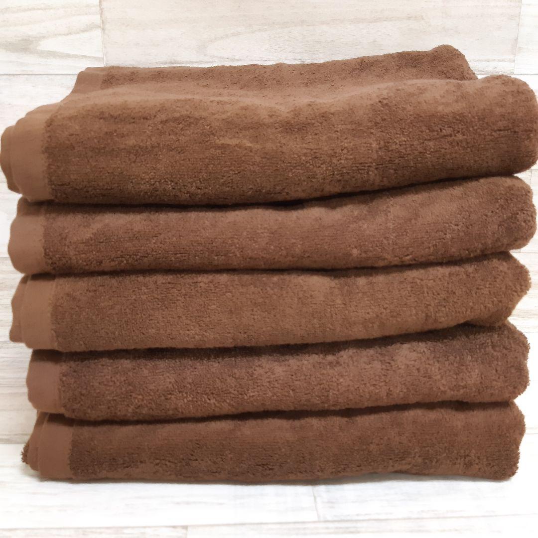 1200匁バスタオル ダークブラウン60枚！！新品
