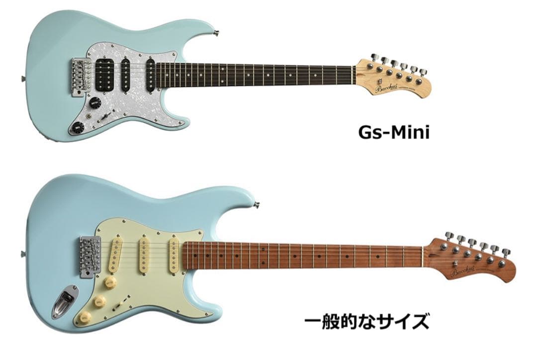 【美品】Bacchus GS-mini CAR バッカス 高品質 ミニギター