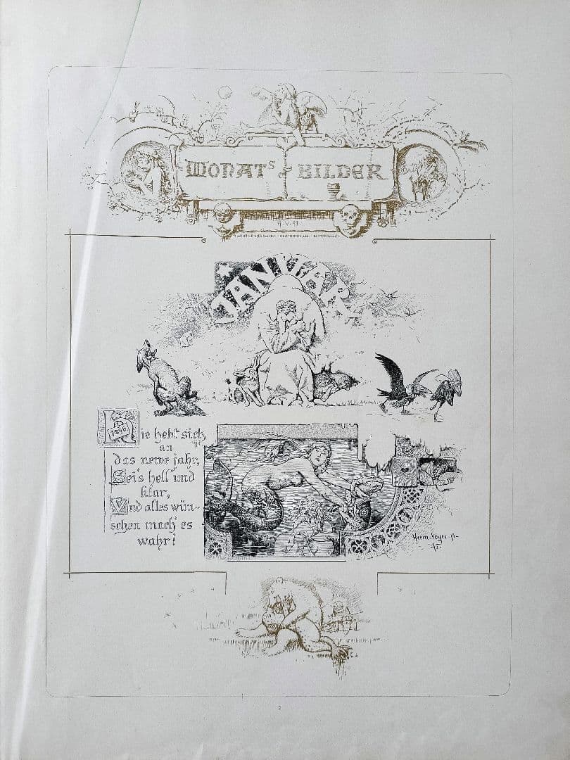 Hermann Vogel Album イラスト 画集