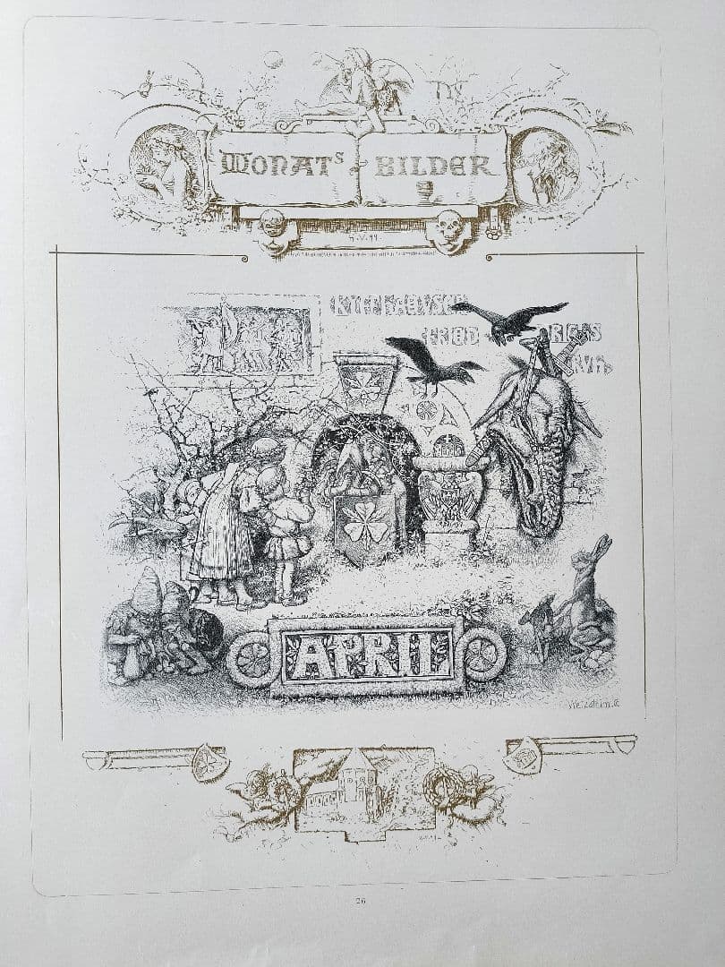 Hermann Vogel Album イラスト 画集