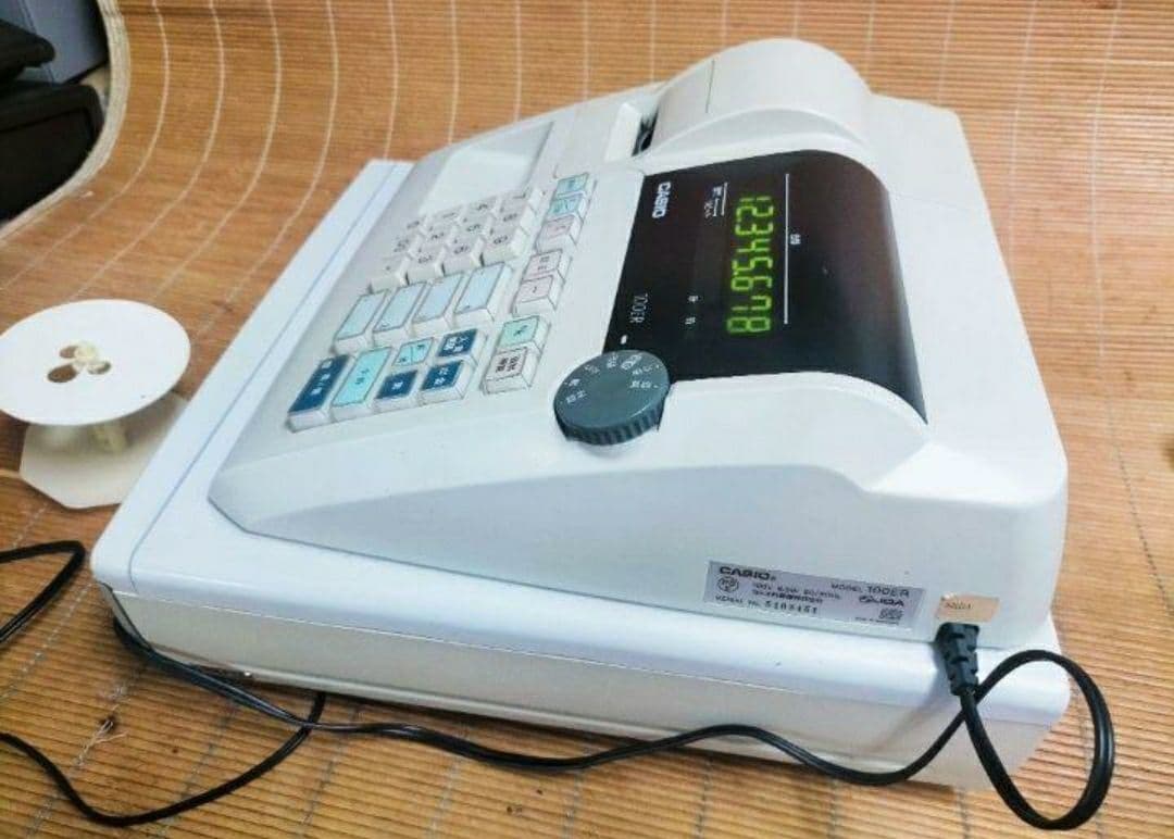 カシオレジスター　100ER　簡単便利特殊　送料込　464440