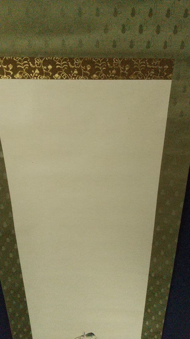 小堀鞆音   やまと絵 紙本肉筆掛軸 人物