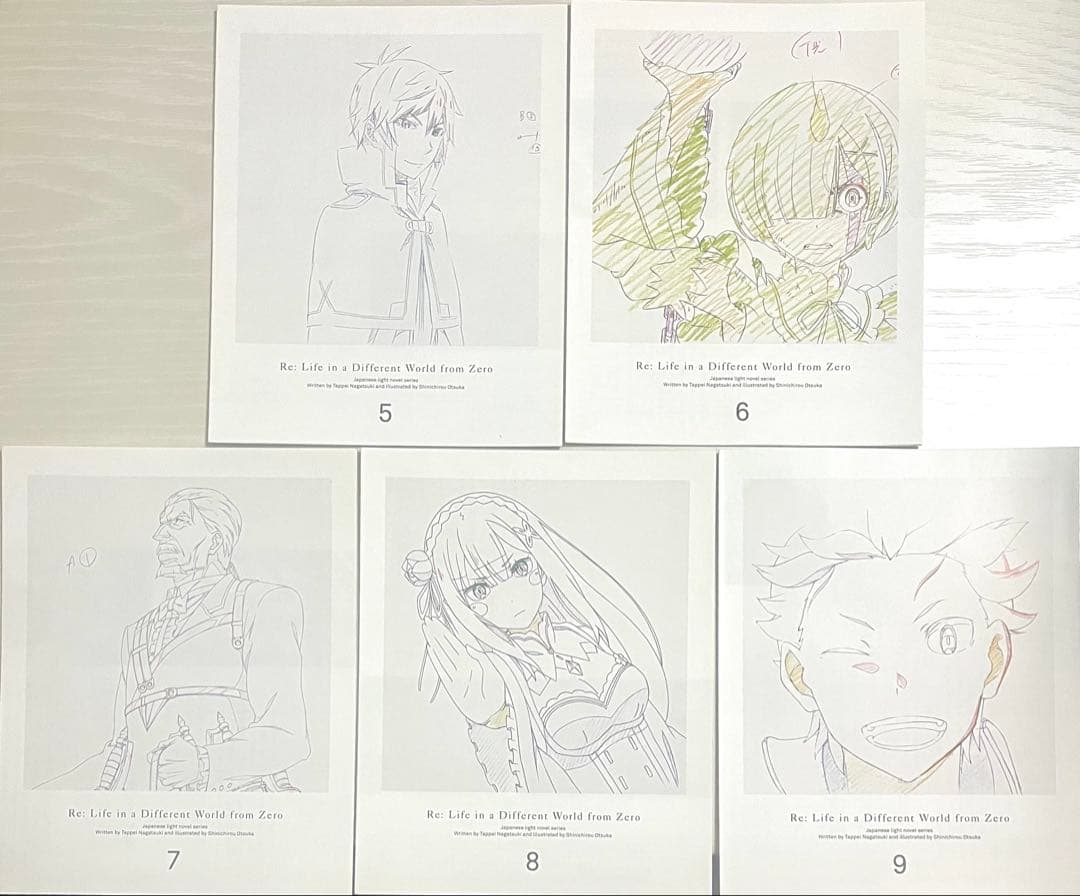 初回限定版　リゼロ　（第一期）　DVD　1〜9巻セット　収納BOX 全巻セット