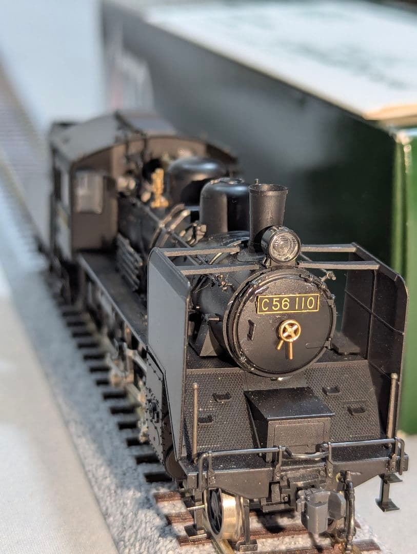 KATO　C56　蒸気機関車　【1-201】　HOゲージ　パーツ取付済み　②