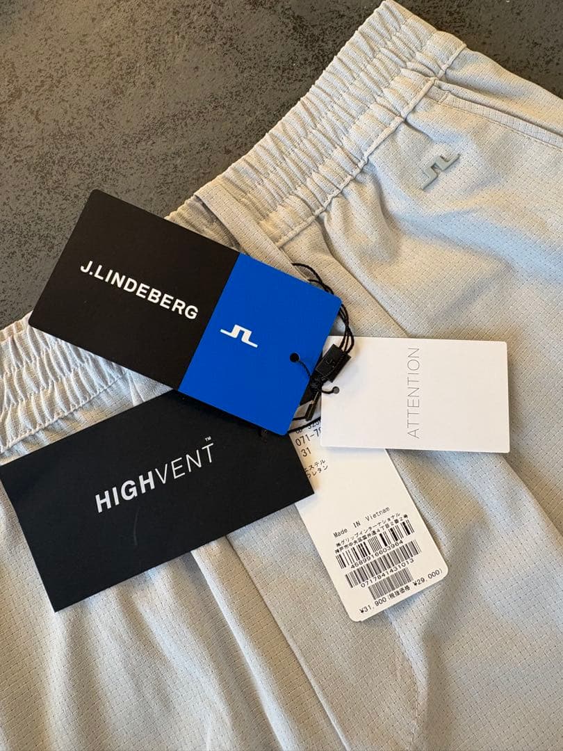 定価31900円ジェイリンドバーグゴルフメンズストレッチイージーパンツ31新品