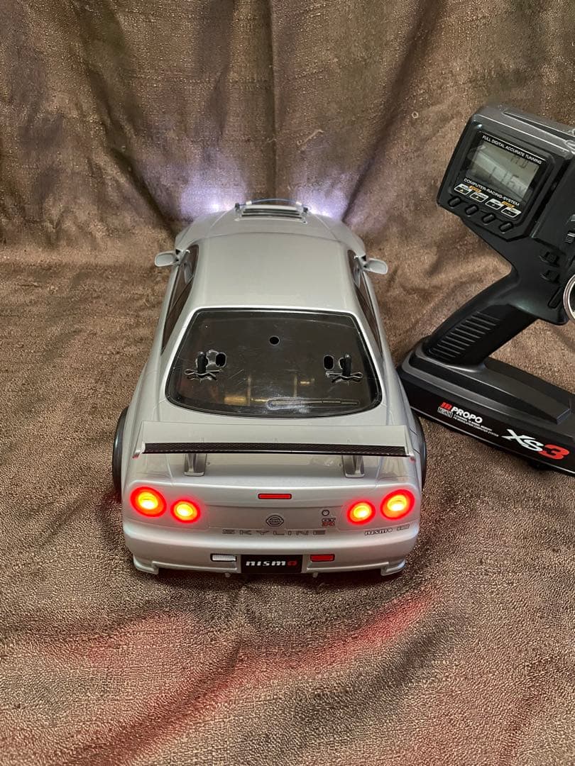 HPI RS4 PRO シャーシ　GTR34ボディ　メカ付き　値下げ交渉不可