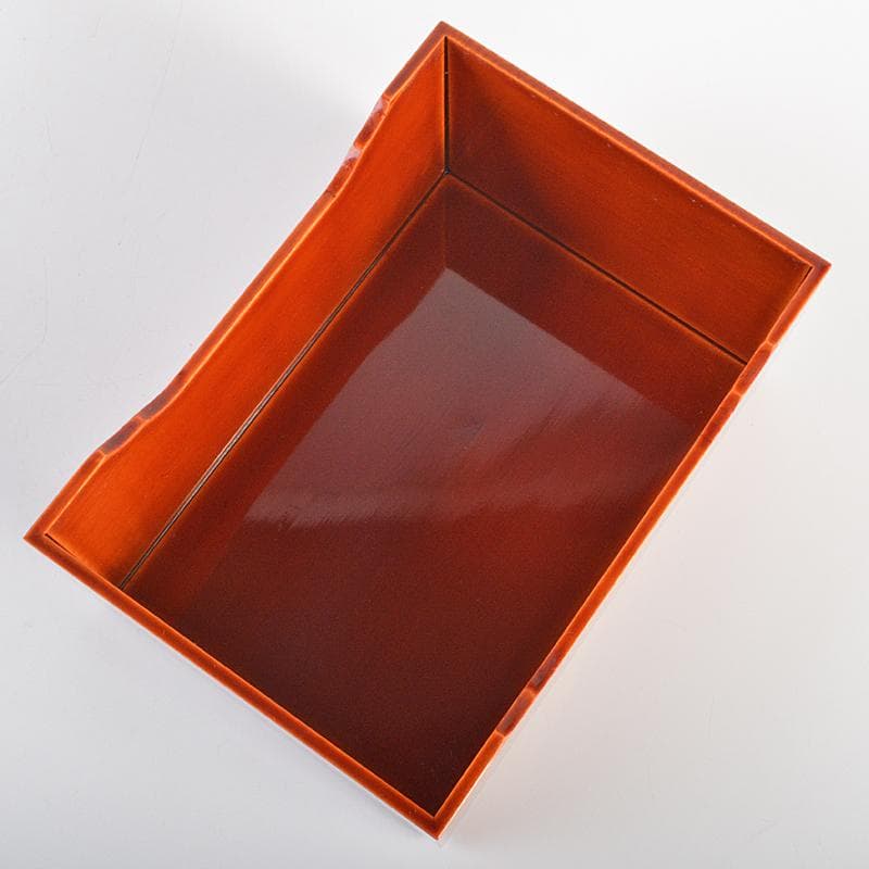 茶道具　飛騨春慶塗　茶箱　茶器揃　茶碗　棗など　五点　一式　共箱　D　R7433