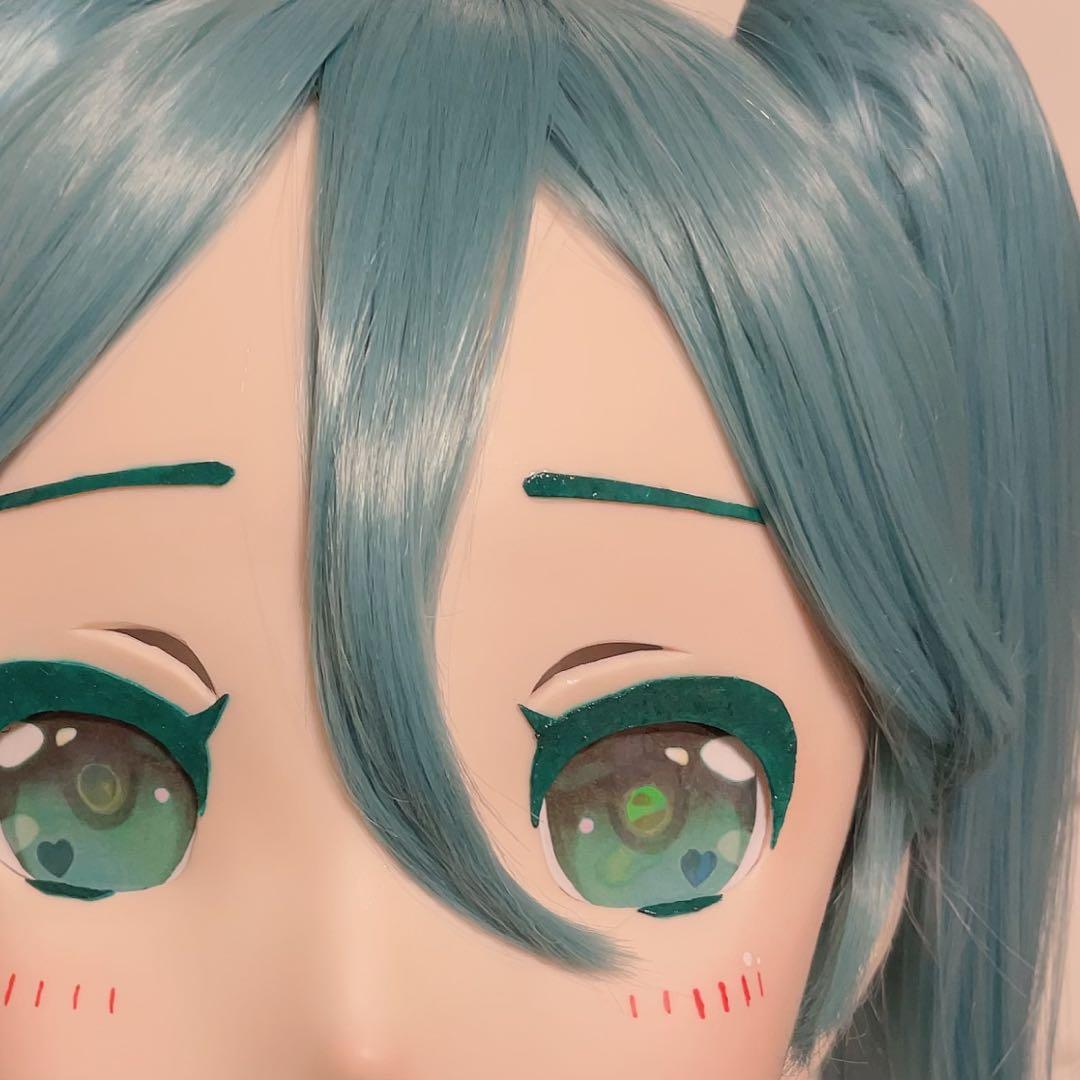 カスタム着ぐるみ面「初◯◯ク」風