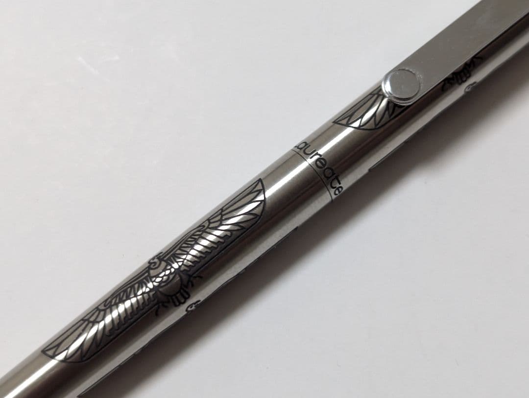 Pilot　ローリート　蝕刻　廃盤ボールペン　ステンレス