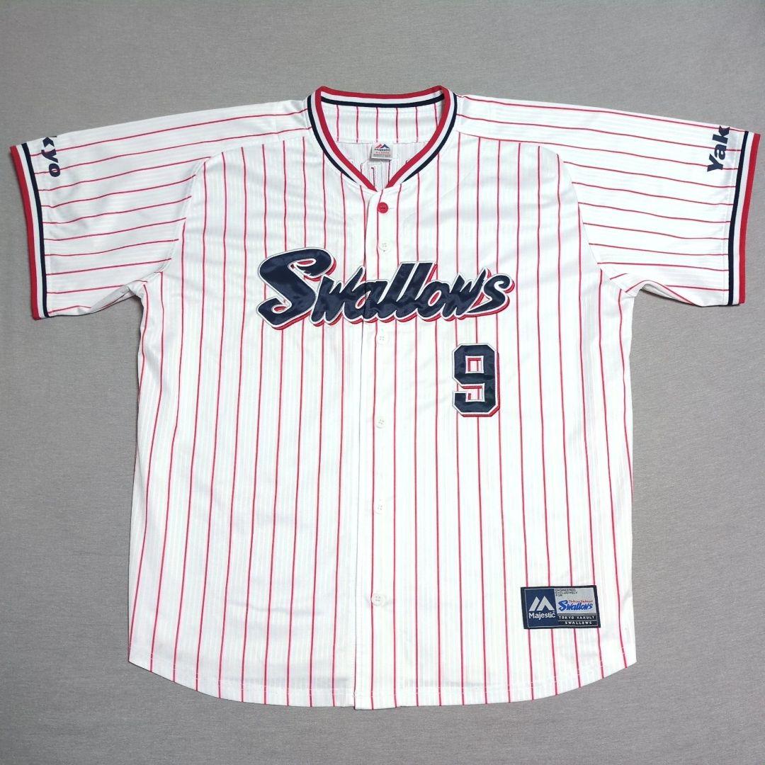 東京ヤクルトスワローズ 塩見泰隆 刺繍 ユニフォーム マジェスティック XL