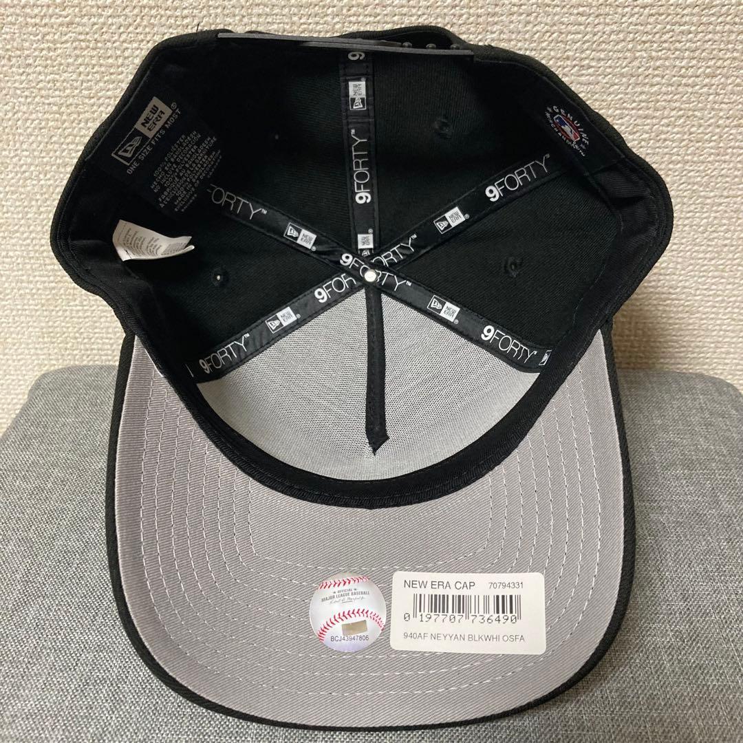 【海外限定】ニューエラ ニューヨークヤンキース 9FORTY Aフレーム 黒
