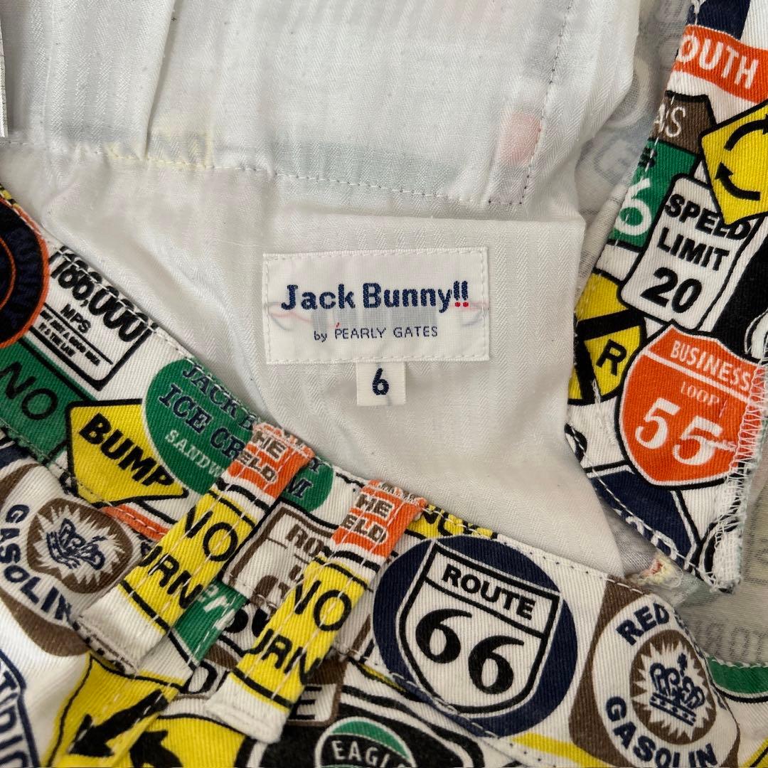 パーリーゲイツJack Bunny!! サイズ6 ウエスト46 股下80