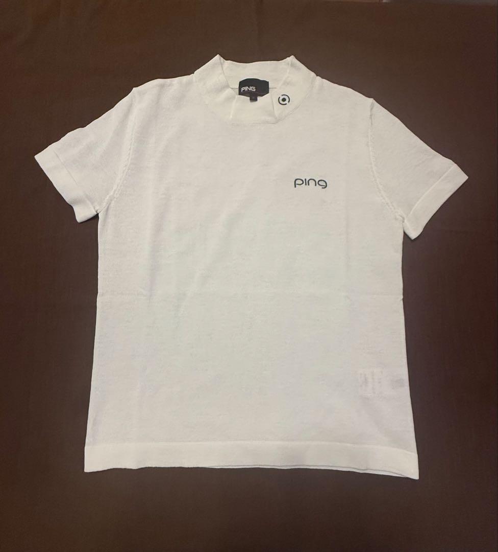 【新品】PING APPAREL 2025アンサンブルニットタグ付き白 サイズS