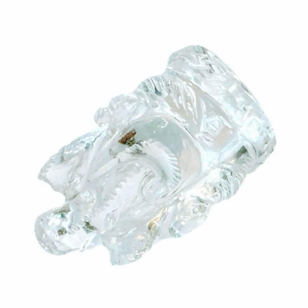 ヒマラヤ水晶 ガネーシャ 彫り物 インド ネパール産　一点物 神様 クリスタル