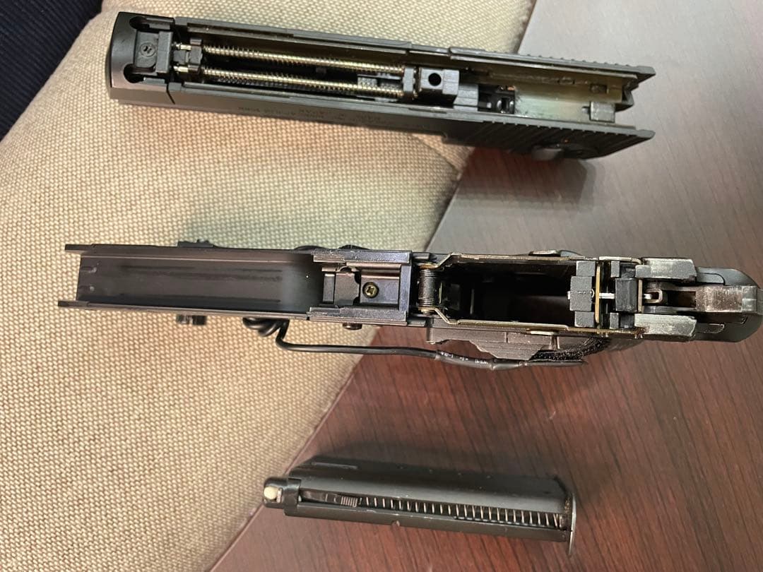 デザートイーグル 50AE レーザーサイトリモートSW付ガスガン ★美品マルイ