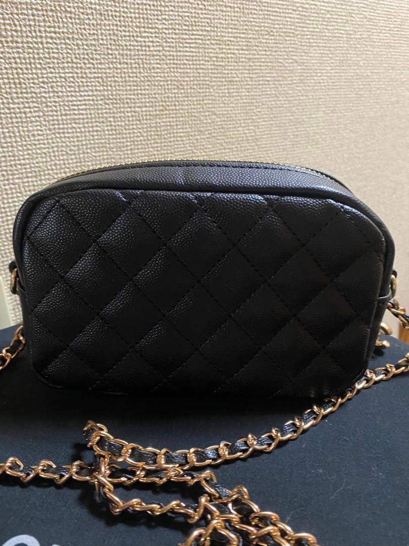 新品、未使用♡CHANEL ノベルティブラック キルティング ショルダーバッグ