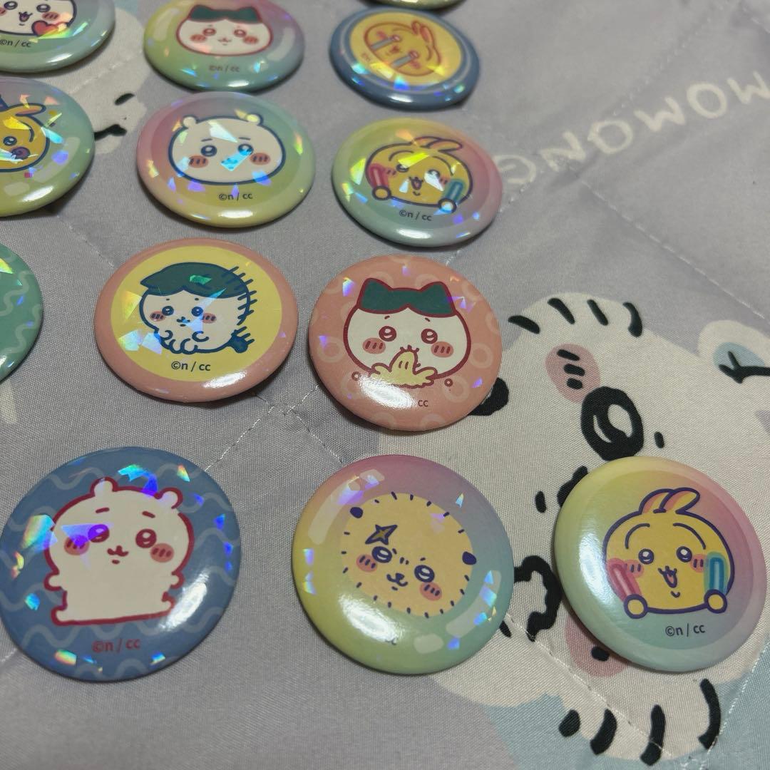ちいかわ 韓国 ホログラム缶バッジ エラー品 まとめ売り