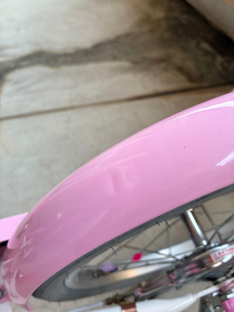 【引取限定】 16インチ　ミニーマウスポルカドット　子供用自転車