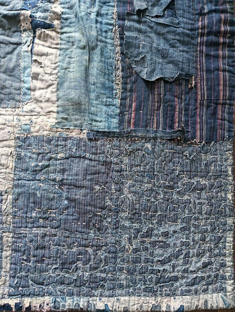 3kg厚手　究極の襤褸敷物　退廃的　boro japan vintage