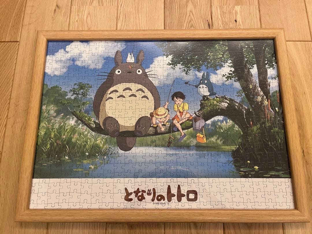 となりのトトロ ジグソーパズル 木製フレーム 完成品 500ピース