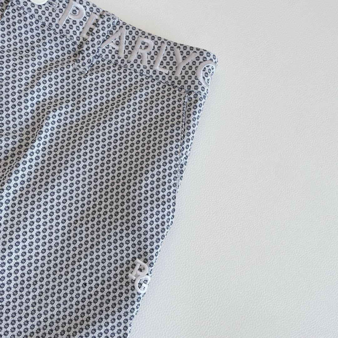 パーリーゲイツ 23SS スカート 1/M 総柄 グレー　刺繍ロゴ　春夏