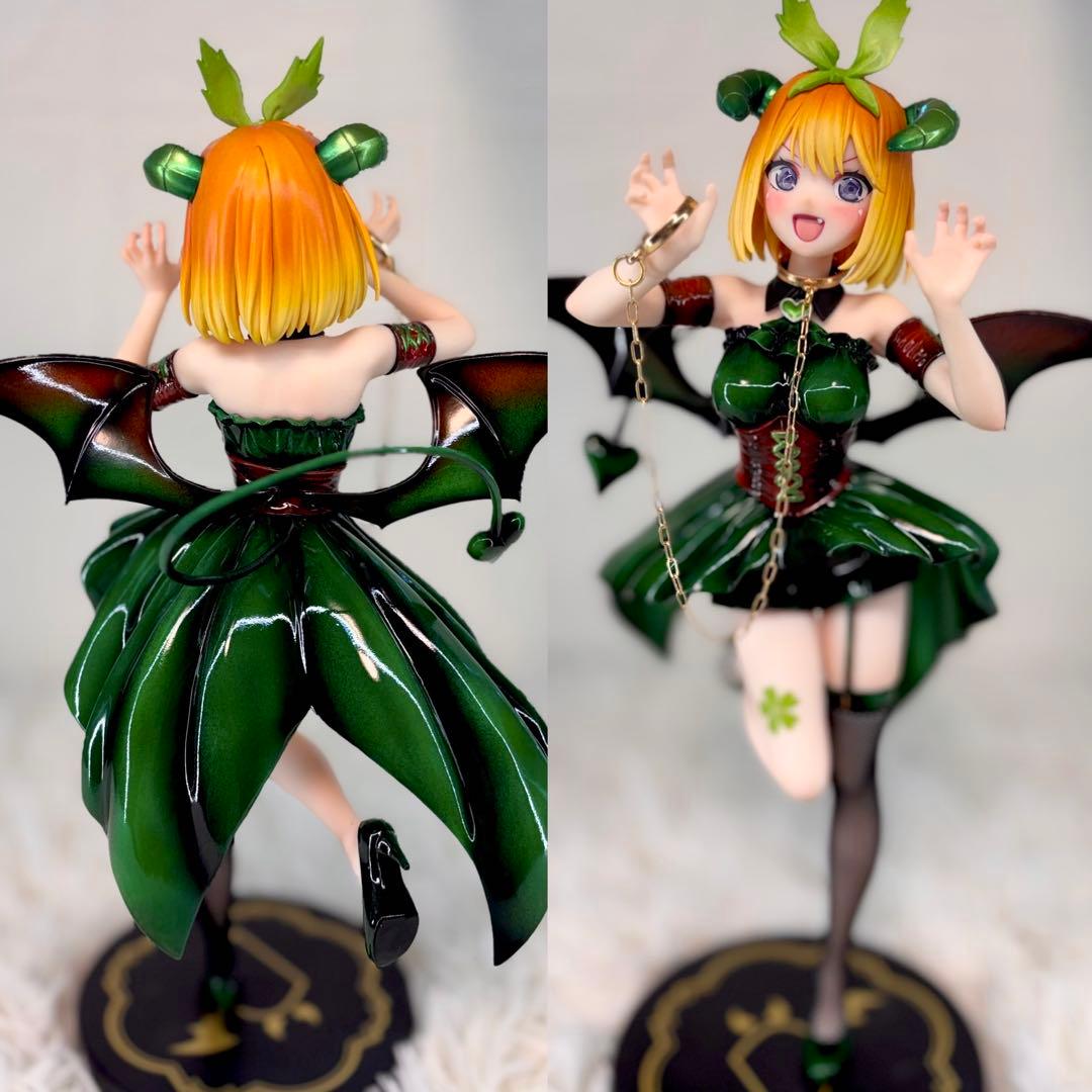 み*ー様 五等分の花嫁　中野四葉　フィギュア　リペイント　小悪魔ver ゴールド