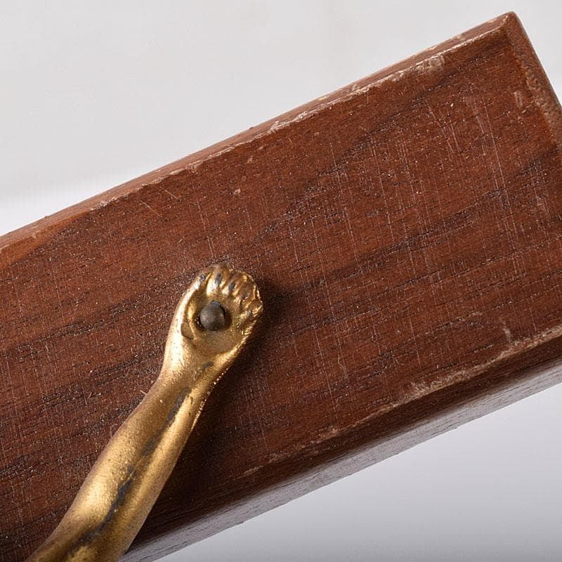 銅製　キリスト磔刑像　木製　クロス　十字架　C　7730