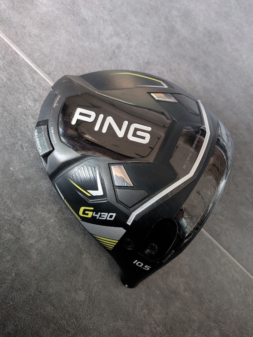 ●概ね美品　日本仕様●PING G430 SFTドライバー10.5° ヘッドのみ