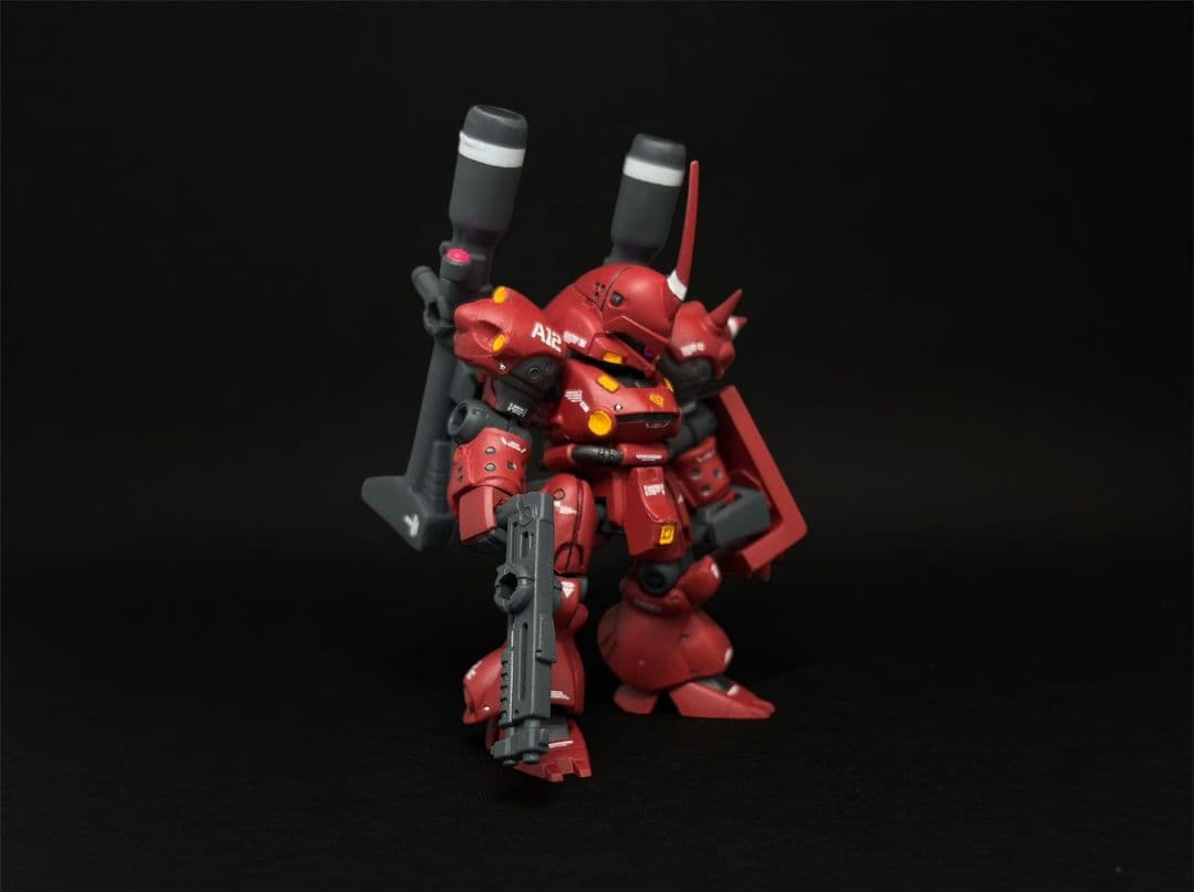 モビルスーツアンサンブル ケンプファー(シャア専用機) 全塗装 完成品