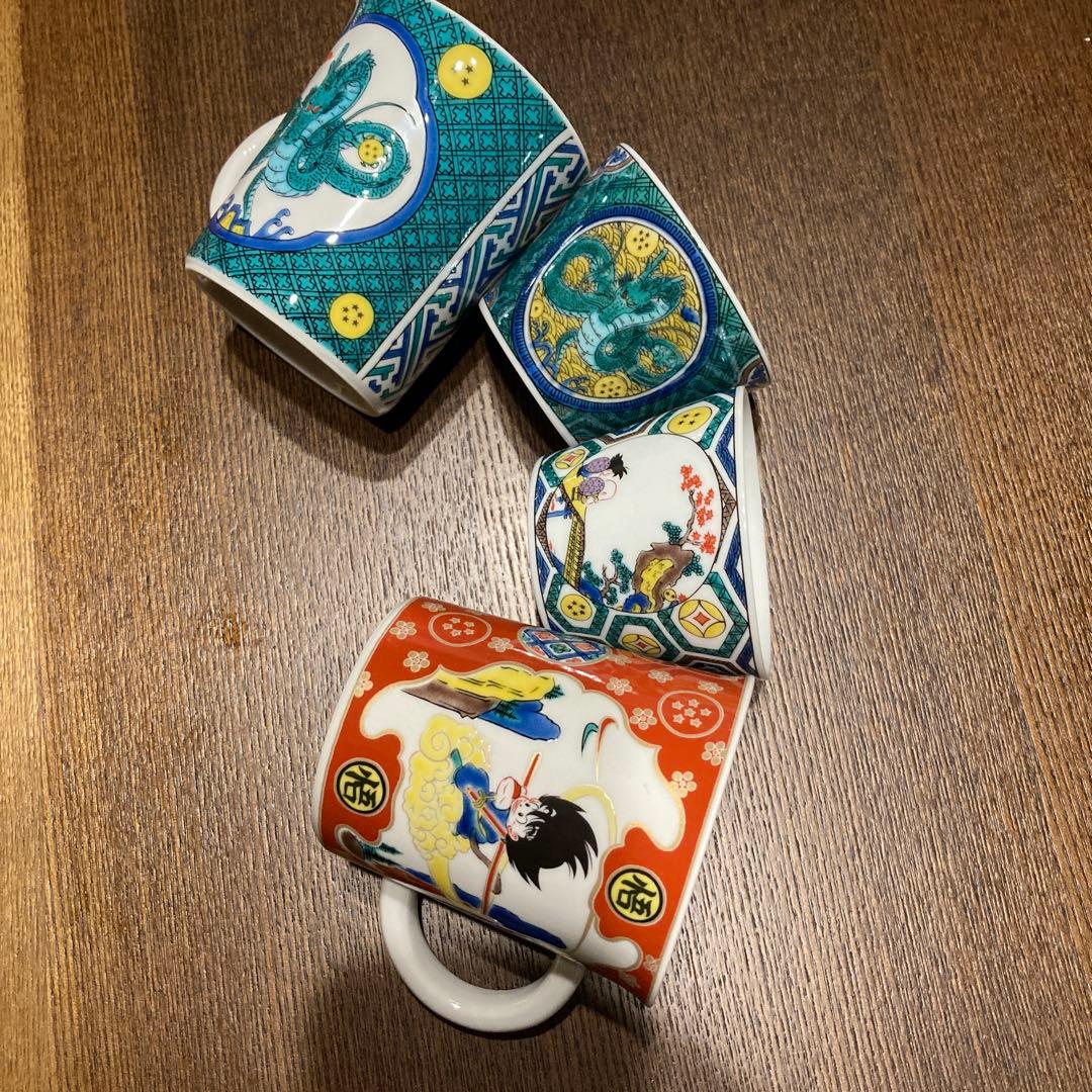 ドラゴンボール マグカップとミニカップ 九谷焼 2セット　合計4点新品未使用